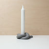 Knotted candlestick holder