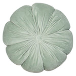 Fleur Velvet Mint Green Cushion